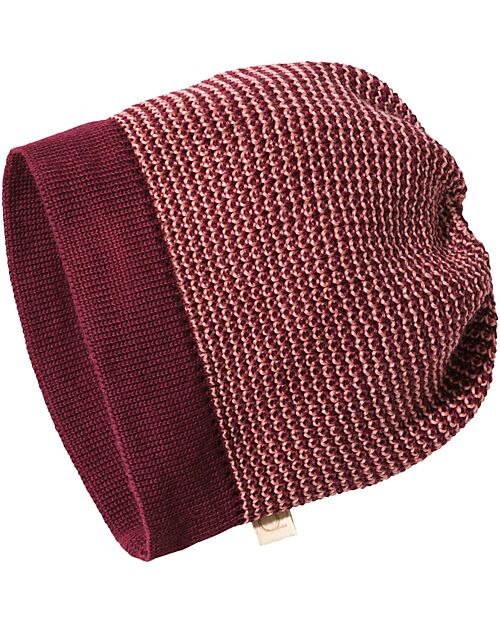 Disana Beanie - Cassis - 100% merino wool Winter Hats