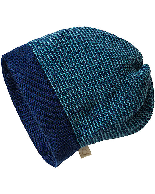 Disana Beanie - Navy Blue - 100% merino wool Winter Hats