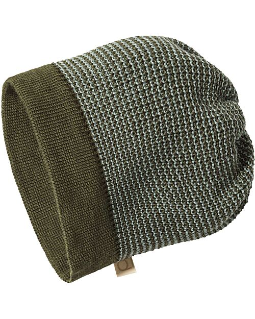 Disana Beanie - Olive Jade - 100% merino wool Winter Hats