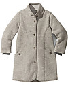 Disana Boiled Wool Girl’s Coat, Light Grey Coats