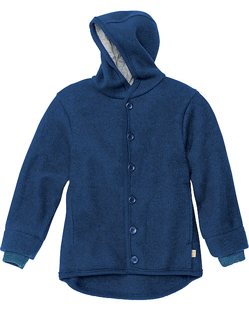 Disana Boiled Wool Jacket - Navy - GOTS Certified Jackets