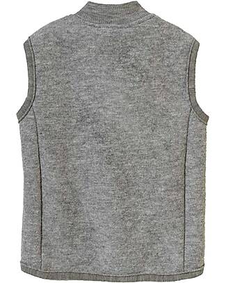 Disana Boiled Wool Vest - Grey - 100% merino wool Jackets