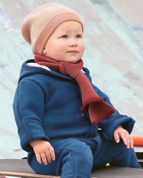 Disana Classic Beanie - Rose Natural - 100% merino wool Winter Hats