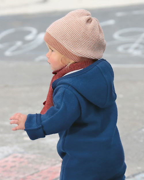 Disana Classic Beanie - Rose Natural - 100% merino wool Winter Hats