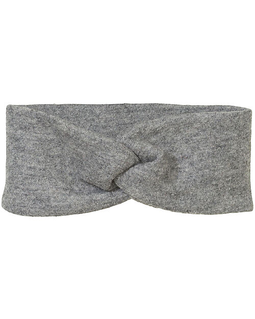 Disana Fascia per Capelli in Lana Cotta - Grigio - 100% Lana Merino Bio Certificata GOTS Winter Hats