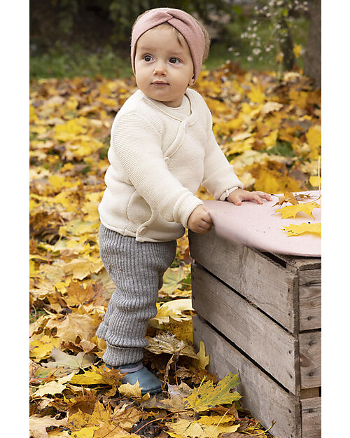 Disana Headband in Boiled Wool - Rosé - 100% GOTS Certified Organic Merino Wool Winter Hats