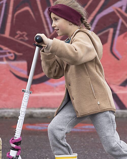 Disana Hooded Jacket - Caramel -100% GOTS Certified Organic Merino Wool Jackets