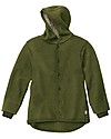 Disana Hooded Jacket - Olive Green - Organic Merino Wool Jackets