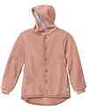 Disana Hooded Jacket - Rose - Organic Merino Wool Jackets