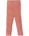 Disana Knitted Leggins - Soft Pink - 100% GOTS Certified Organic Merino Wool Leggings
