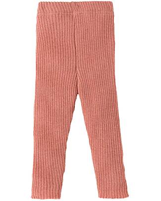 Disana Knitted Leggins - Soft Pink - 100% GOTS Certified Organic Merino Wool Leggings