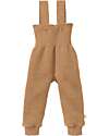 Disana Knitted Trousers - Caramel - 100% GOTS Certified Organic Merino Wool Dungarees