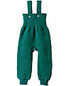 Disana Knitted Trousers - Olive - 100% Organic Merino Wool GOTS Certified Dungarees
