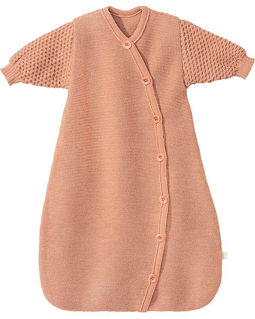 Disana Long-Sleeve Sleeping Bag 3/18 Months - Rosé - Organic Merino Wool - TOG 1.7 Sleeping Bags