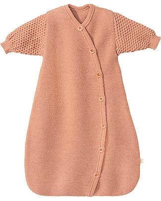 Disana Long-Sleeve Sleeping Bag 60 cm - Rosé - Organic Merino Wool - TOG 1.7 Light Sleeping Bags