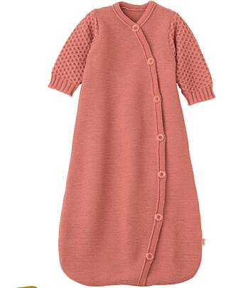Disana Long - Sleeve Sleeping Bag - Soft Pink - Organic Merino Wool - TOG 1.7 Sleeping Bags