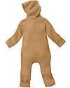 Disana Long Sleeved Boiled Wool Overall - Caramel - Merino Wool Snowsuits