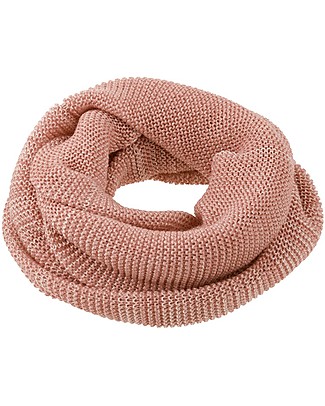 Disana Loop Scarf - Rose Natural - Merino Wool - Size for Kids and Adult Scarves And Shawls