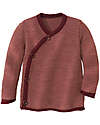 Disana Melange Cardigan - Cassis Rosé -100% GOTS Certified Organic Merino Wool Cardigans