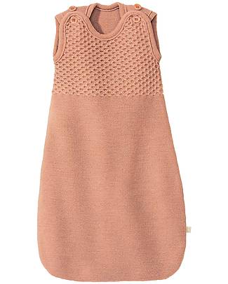 Disana Sleeveless Sleeping Bag 60 cm - Rosé - Organic Merino Wool - TOG 1.7 Light Sleeping Bags