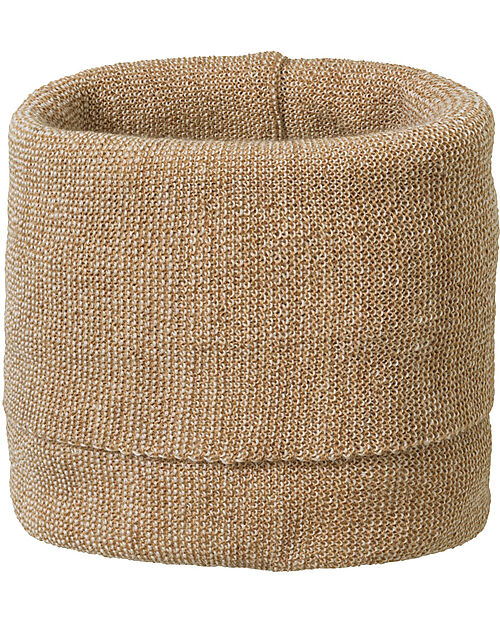 Disana Tube Scarf - Caramel Natural - 100% GOTS Certified Organic Merino Wool Scarves