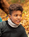 Disana Tube Scarf in Merino Wool - Grey Natural - Kids or Adult Size Scarves