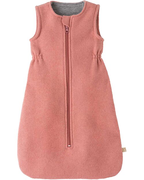 Disana Zipped Sleeping Bag - Soft Pink - Boiled Wool and Organic Cotton - TOG 1.8 Sleeping Bags