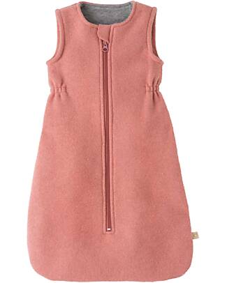 Disana Zipped Sleeping Bag - Soft Pink - Boiled Wool and Organic Cotton - TOG 1.8 Sleeping Bags