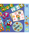 Djeco 3 Games in 1 - Bingo + Memo + Domino Board Games