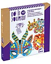 Djeco 8 Mosaic Masks to decorate - From 4 years Creative Toys