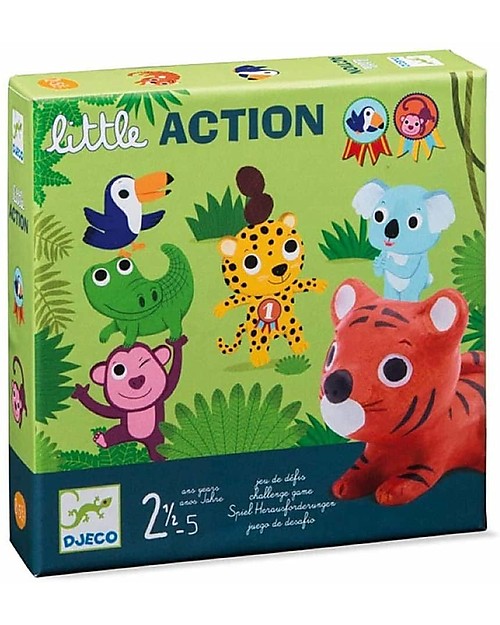 Djeco Ability Game Little Action - Complete the Challenges! Creative Toys