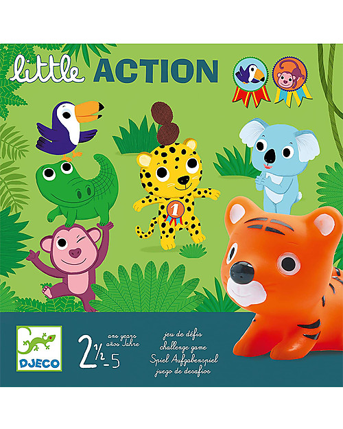 Djeco Ability Game Little Action - Complete the Challenges! Creative Toys