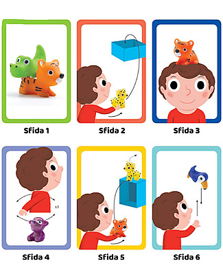 Djeco Ability Game Little Action - Complete the Challenges! Creative Toys
