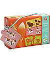 Djeco Animal Babies Duo Puzzle - 12 puzzles - 2+years Puzzles