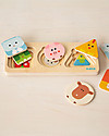 Djeco Animal Basic Wooden Puzzle Wooden Stacking Toys