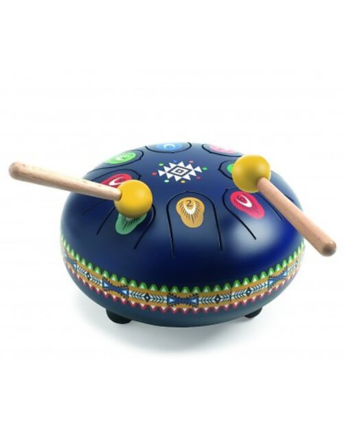Djeco Animambo' Metal Drum - with 8 Musical Notes Musical Instruments