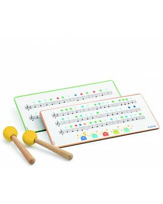 Djeco Animambo' Metal Drum - with 8 Musical Notes Musical Instruments