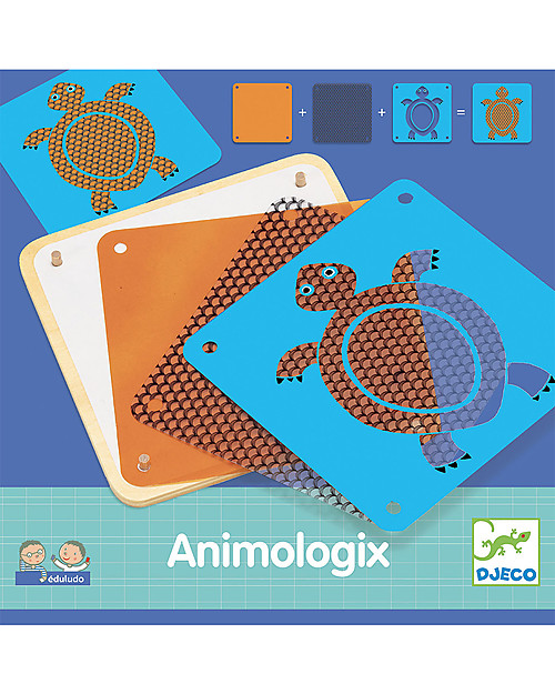 Djeco Animologix - The Game of the Transparent Cards Board Games