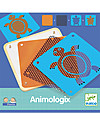 Djeco Animologix - The Game of the Transparent Cards Board Games