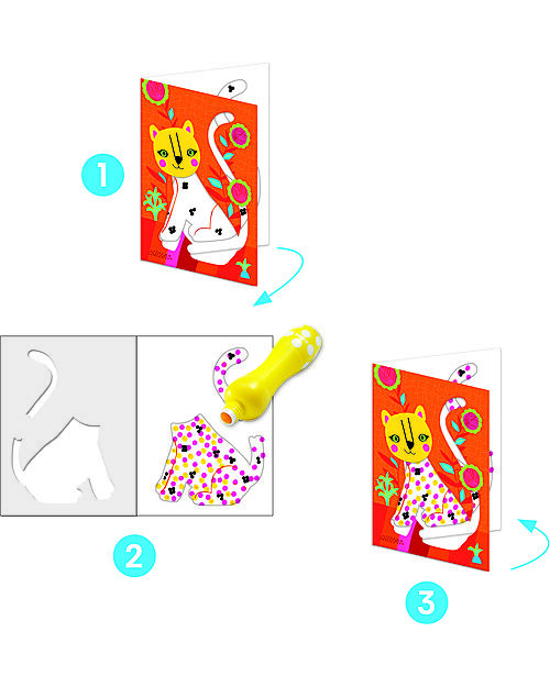 Djeco Artistic kit - Drawing With Dots - from 18 moths Creative Toys