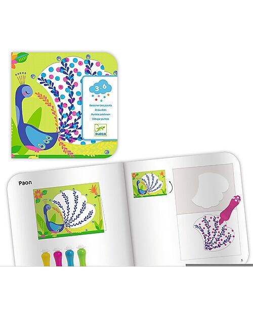 Djeco Artistic kit - Drawing With Dots - from 18 moths Creative Toys