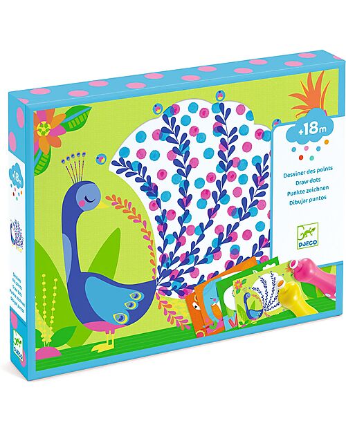 Djeco Artistic kit - Drawing With Dots - from 18 moths Creative Toys