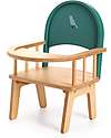 Djeco Baby Chair for Pomea Doll - Aqua Green - 18x20x27,5cm Dolls Accessories