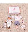 Djeco Baby Vanille Doll and Her Magic Suitcase with All Accessories - Pomea Collection - 32 cm - 18m + Dolls
