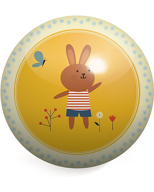 Djeco Ball - Sweety - with Double Face Illustrations - Diameter 12 cm Outdoor Games and Toys_