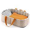 Djeco Bassinet for Pomea Doll in Cotton - 36x22x10cm - Includes Pillow and Blanket Dolls Accessories