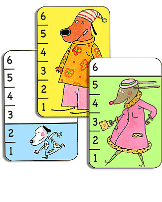 Djeco Bata-waf Playing Cards - The Biggest Dog Wins! Board Games