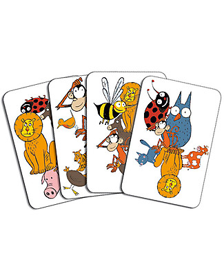 Djeco Bataflash Playing Cards - Discover the Animals! Creative Toys