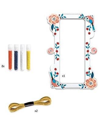 Djeco Bracelets Do It Yourself Kit - with Frame for Beading - 9+ Art & Craft Kits