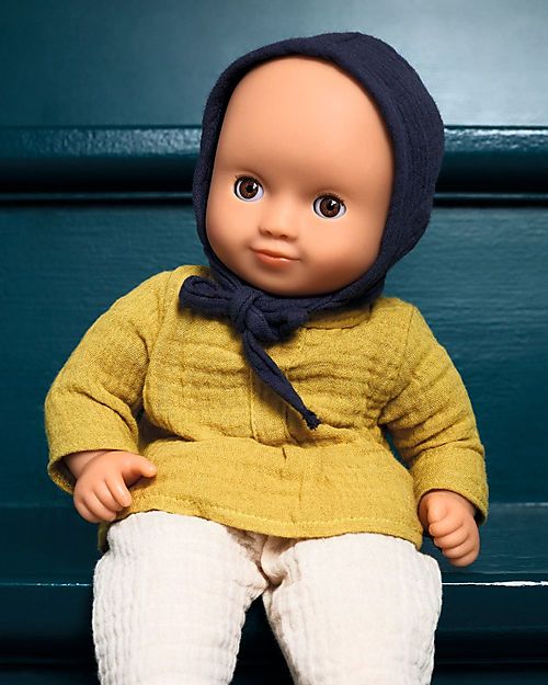 Djeco Camomille Doll - 32cm - with Realistic Clothes - Pomea Collection Dolls